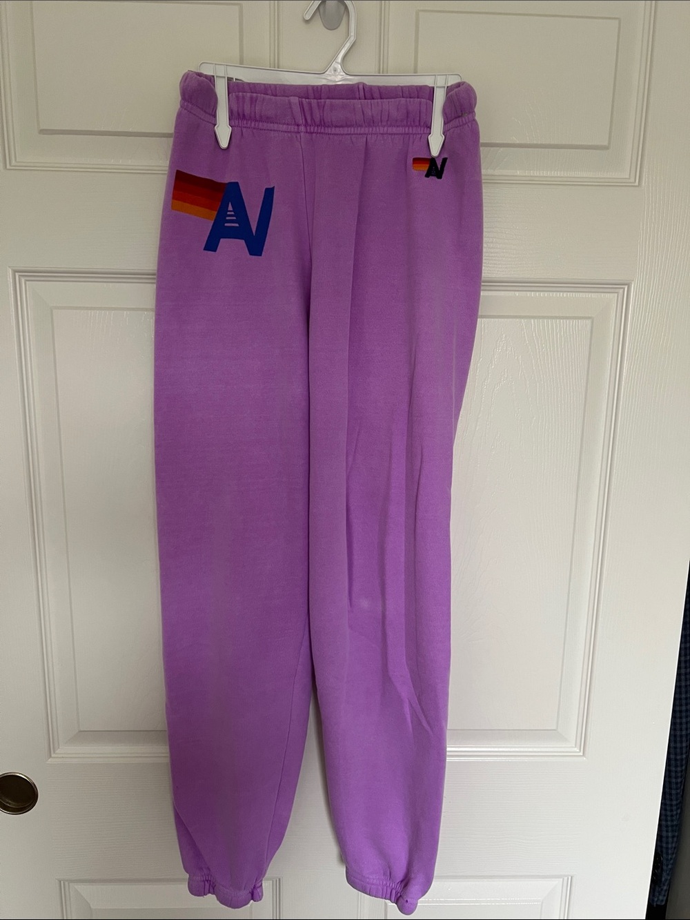 Aviator Nation Lavender Logo Joggers - Purple Lavender